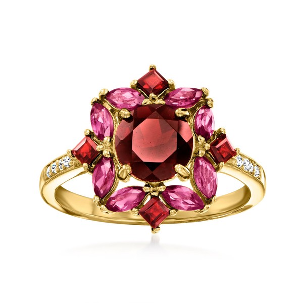Ross-Simons 1.90 ct. t.w. Garnet and .80 ct. t.w. Rhodolite