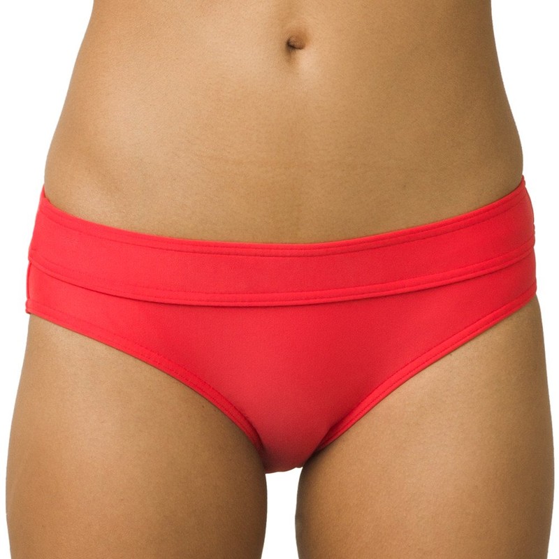 prAna Ramba Swim Bottoms, Carmine Pink, X-Small