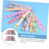 IWOWHERO 50Pcs Double Sided Nail Files Manicure Supply Long Strip