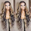 SISIFIRE Highlight Body Wave Lace Front Wigs for Women Heat