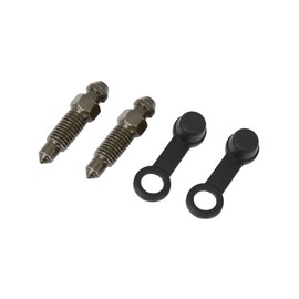 PARSLUCK 2Pcs M7x1mm Banjo Bolt Bleeder Screw with Cap for Motorcycle Brake Master Cylinder Stable