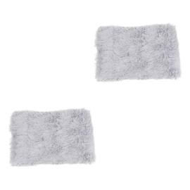 BESPORTBLE 2pcs Plush Warm Pets Blanket Comfortable Dog Cat Sleep Mat Grey for Pets Soft Fleece for Cozy Relaxation Comfort