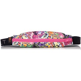 SPIBELT Expandable Waist Pouch, Waist Bag, Running, Travel, Outdoor, Security, graffiti/hot pink