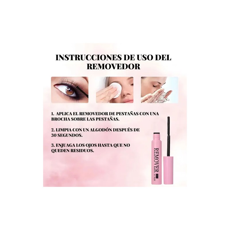 Kit De Extensiones De Pestañas Diy Naturales 8-18mm Itntfn