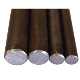 diconfa Round Steel Round Bar S235-JR ST-37 - Diameter 40 mm x 160 mm - Diameter 10 mm to 100 mm - Length 10 mm to 1000 mm - Hot-Rolled Round Material Steel Iron Bar Metal Bar Round Profile Mild Steel