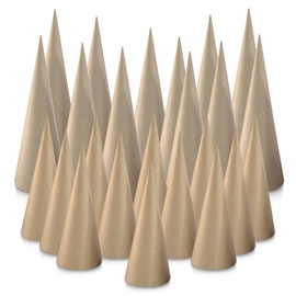 Paper Mache Craft Cones Variety Pack (Set of 24)