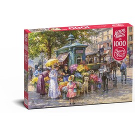 CherryPazzi Puzzle 1000 Pieces Marché aux Fleurs