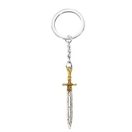 BEKECH Percy Movie Inspired Necklace Percy Fans Jewelry Sword Key Ring Gift Camp H Blood Merchandise (KEYCHAIN)