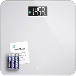 GREATER GOODS 쉬운 체중계 ACCUCHECK 백라이트 센서 고정밀 대형 읽기 [Black] GREATER GOODS Easy Scale ACCUCHECK Backlight Sensor High Precision Large Read [Black]
