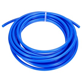 PATIKIL Pneumatic Tubing 1/4 OD 16.4ft, 6mm OD 4mm ID PU Air Line Pipe Tube for Air Compressor Fitting or Fluid Transfer,Blue