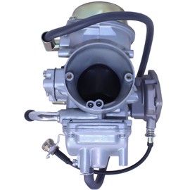 GLENPARTS Carburetor Replacement for Yamaha Grizzly 600 YFM600 1998 1999 2000 2001 2002 4-Stroke ATV Engine | Fits 42mm Intake | Replaces OEM 5KM-14901-10-00 2C6-14901-00-00 4WV-14901-00-00