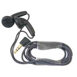 Unbranded 5 New Sealed Earphones With Tangle-Free Cords 3.5mm Plug For MP3 Mobile Devices