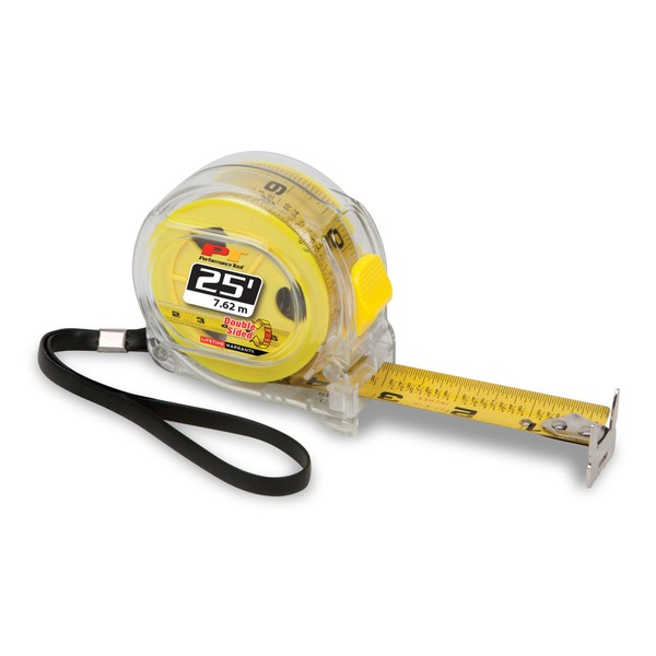 Performance Tool W5040 25' Clear Tape Measure