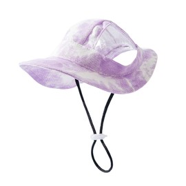 AIMALL Cute Pet Hat, Anti-Shedding Fisherman Hat with Ear Holes, Sunscreen for All Seasons