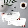 321Done Floral Blank Gift Certificates (Set of 24 and Envelopes)