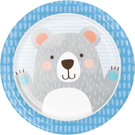 Trendware Bear Party Paper Plates, 24 Count