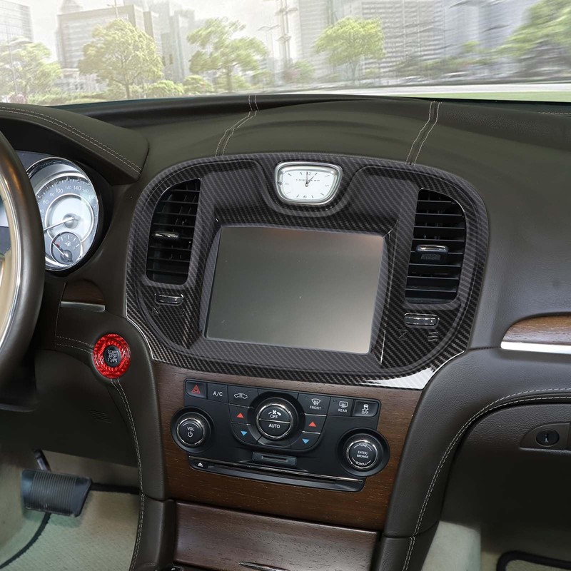 RT-TCZ for Chrysler 300C Dash Navigation Panel Trim Cover Compatible