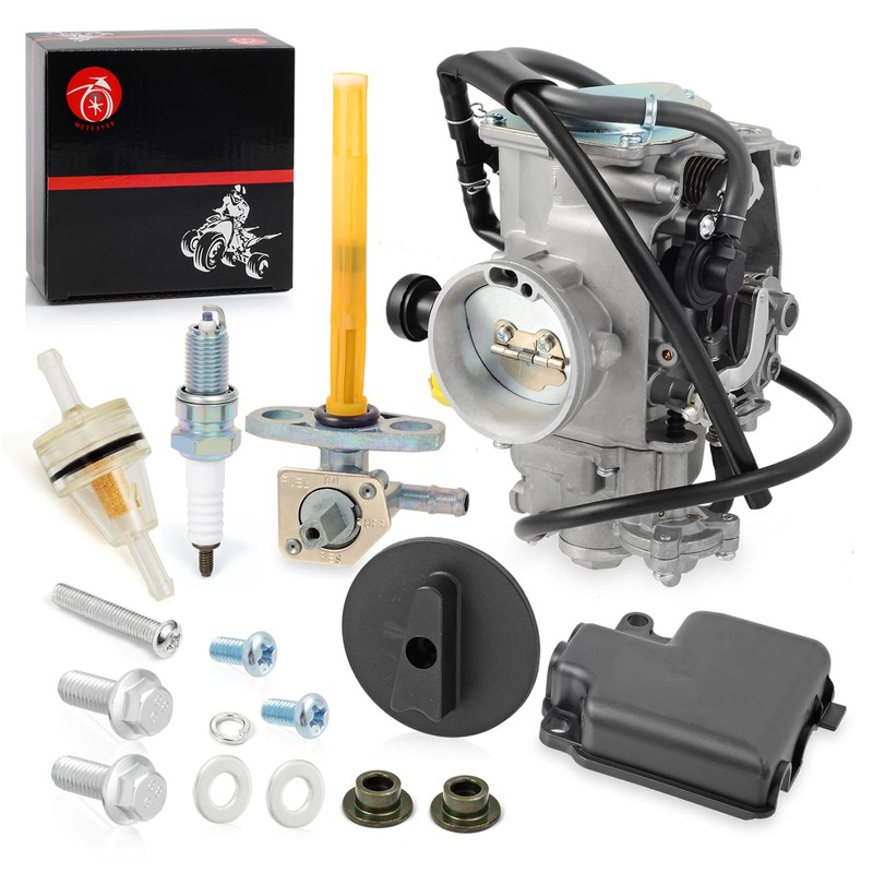Carburetor & Fuel Valve Petcock W/Lever For Honda TRX400EX Sportrax