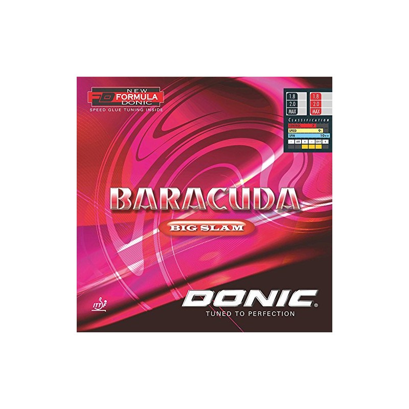 DONIC Baracuda Bigslam Rubber Red 2.0 mm