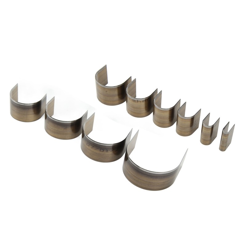 10 Pcs Leather Cutting Mold Hand Made DIY Semi Circular