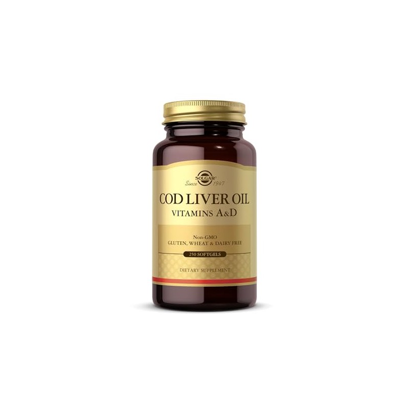 Solgar Cod Liver Oil - 250 Softgels