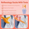SOFTNLUX Foot Reflexology Sock Set with Massage Tool, Acupressure Reflexology