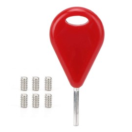 Vbest Life Surfboard Accessories Surf Fin Key Rudder Key + Screw Set for FCS Fins Surfing Equipment (Red)