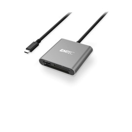 EMTEC ECCAREADT610C Type-C 3-in-1 Card Reader