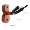 Violin Viola Wall Mount Hanger, Hook,Mahogany Violin holder,hooks,with Bow Hook,Home