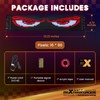 LED Sign for Truck Windshield, 24"×5" Devil Eyes Display App
