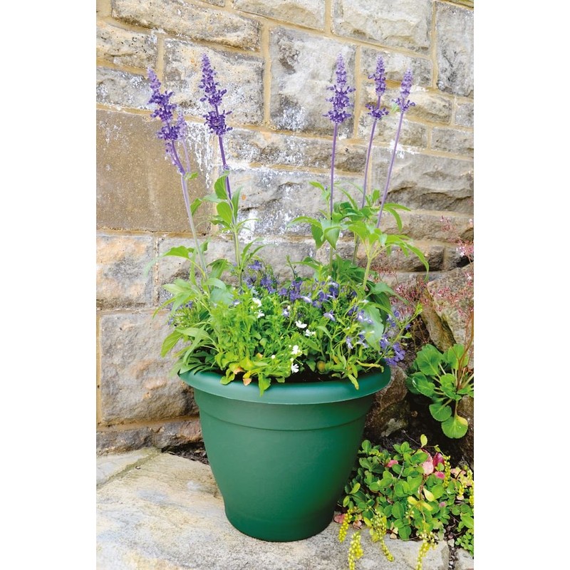 Stewart 2002019 33 cm Essentials Planter - Dark Green