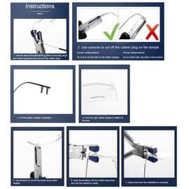Randlose Brillengestell Brillenzange,Silhouetten Optische Brillenpinzier Reparatur Demontage Werkzeug
