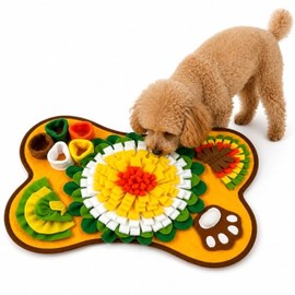 Tapete olfativo para Perros, tapete Interactivo, Juguete Rompecabezas de alimentación Lenta para Perros pequeños y medianos, tapete de Entrenamiento, 