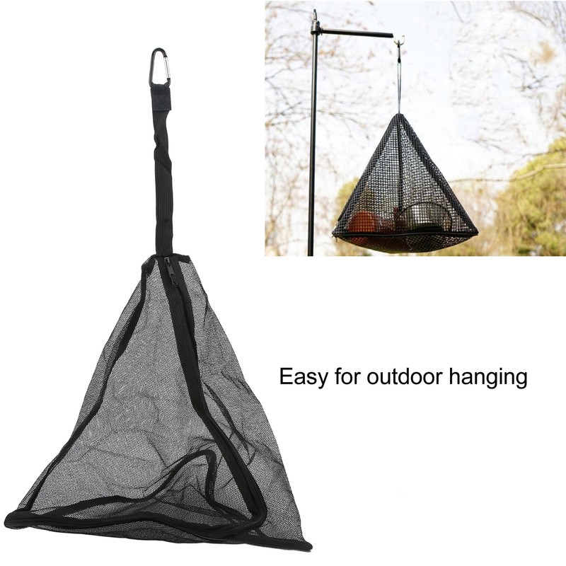 Camping Dry Net Outdoor Hanging Triangular Storage Net Mesh Organizer