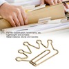 100Pcs Cute Planner Clips Innovative Design Anti Rust Electroplating Process