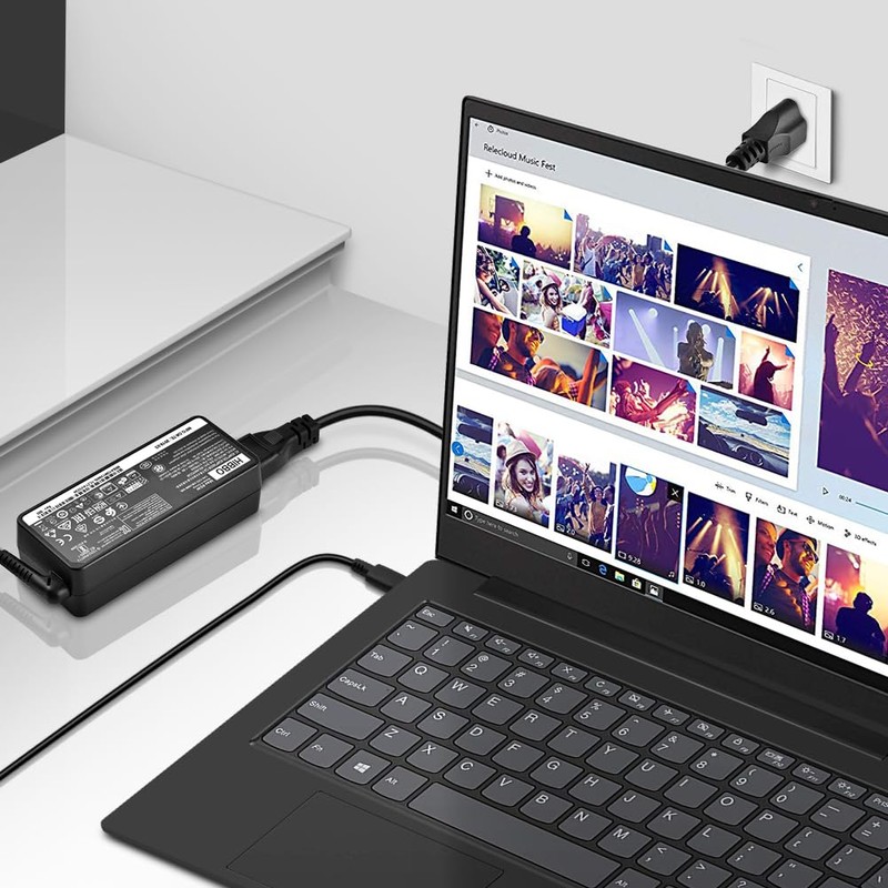 Charger Compatible with Lenovo Laptop Computer 65W 45W USB C