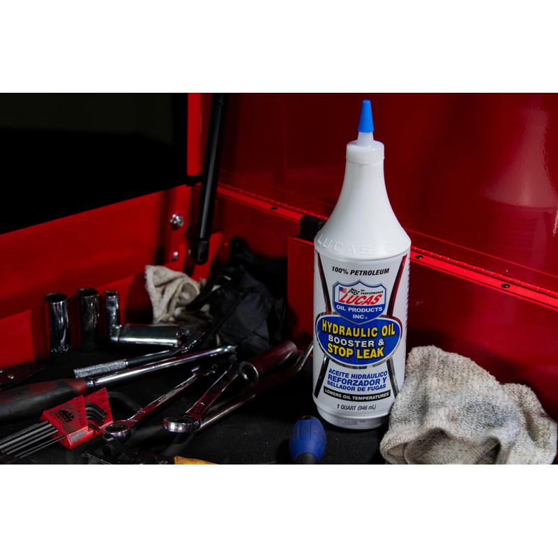 Lucas Oil 10019 Hydraulic Oil Booster and Stop Leak -