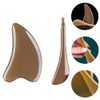 EXCEART Gua Sha 2Pcs Ox Horn Gua Sha Scraping Board