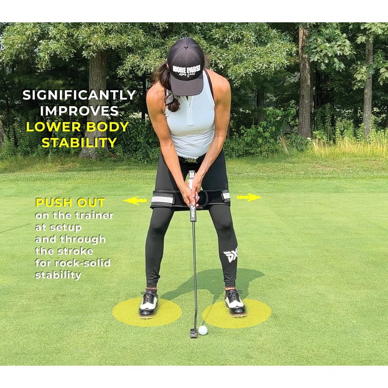 MORE PARS Putting Trainer with Mini Rods | Putting Setup