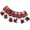 Stagg 14593 Pick Set (1x Thumb / 4x Finger Picks Large, Plastic) Tortoiseshell