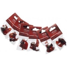 Stagg 14593 Pick Set (1x Thumb / 4x Finger Picks Large, Plastic) Tortoiseshell