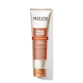 MIZANI Press Agent Thermal Smoothing Raincoat Styling Cream, Pink Grapefruit, juciy Mandarin with a floral medley of Jasmine, Rose & Freesia, ending on notes of Musk & Wood, 5 fl. oz.