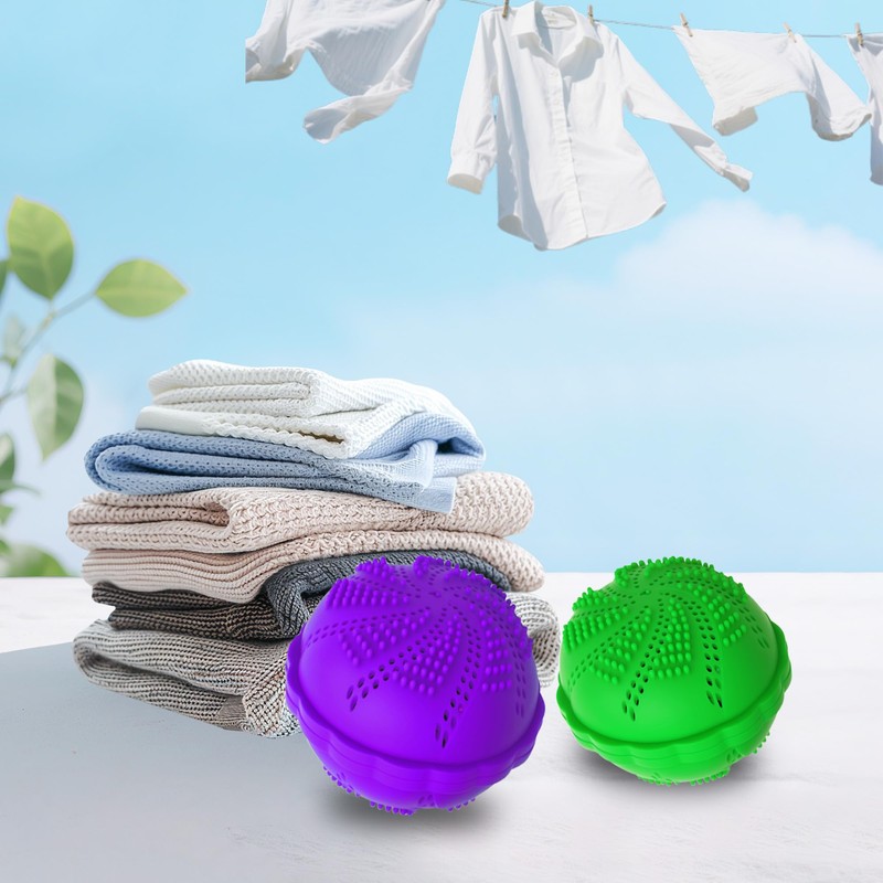Laundry Balls Set, Natural Non-Chemical Detergent Wash Balls for Washing