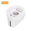 uxcell 10Pcs 6.4mm Shaft Hole Guitar Ampere Effect Pedal Knobs
