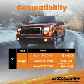 maXpeedingrods 3" Lift Kit for Dodge Ram 1500 2500 3500 2WD 1994-2013, Front and Rear Leveling Lift Kit