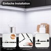 WOBANE Kitchen LED Under-Unit Light, 4 x 50 cm Cabinet