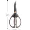 Jasni Transparent Handle Stainless Steel Sharp Powerful Kitchen Scissors Multi-Purpose