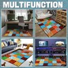 Game Rug Teen Boys Carpet with Pixel Games Element Decoration