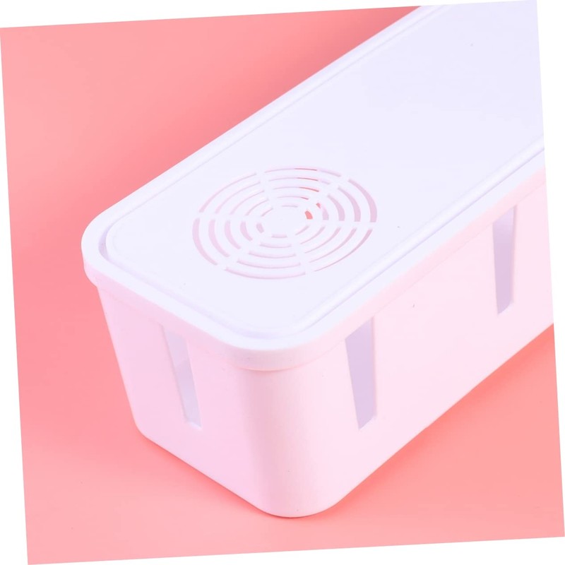 SHINEOFI Cable Box Organizer Strip Storage for Cord Management Efficiently