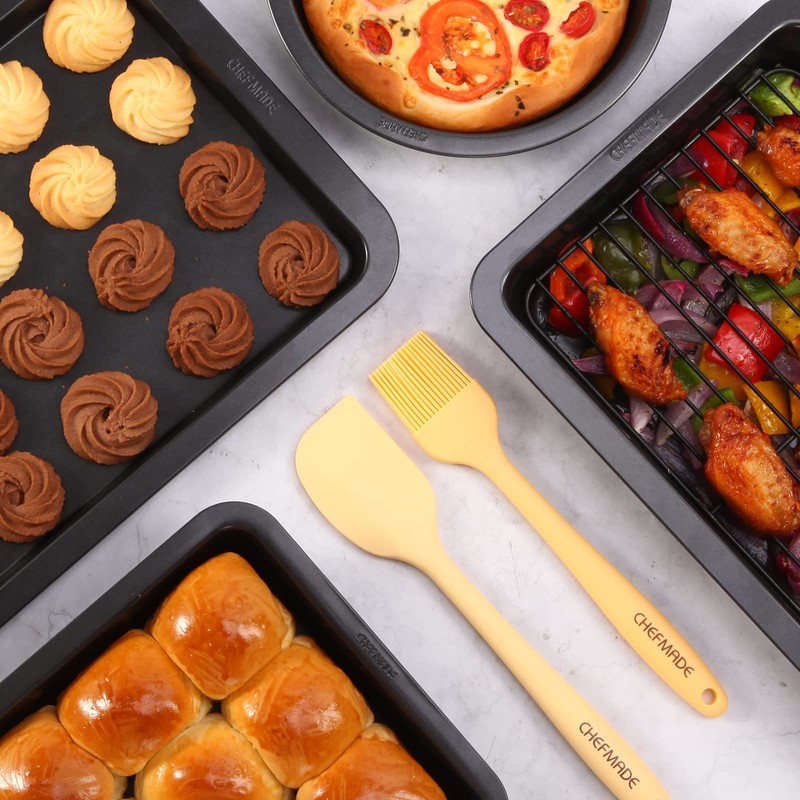 CHEFMADE Bakeware Set, 11-Piece Nonstick Kitchen Baking Set Carbon Steel
